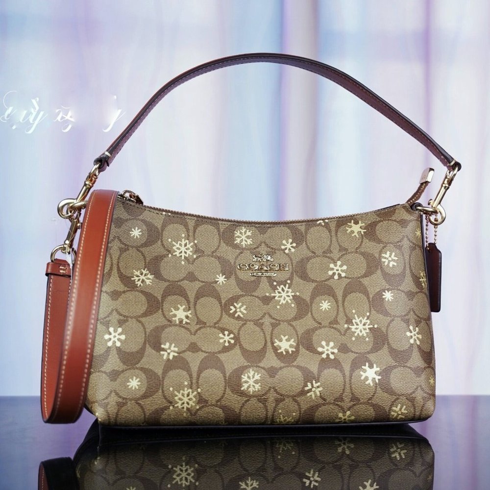 Coach Clara Snowflake Shoulder Bag